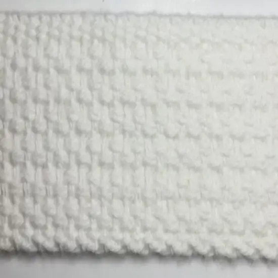 1" Cotton Webbing - 10 Continuous Yards - Made in USA! White {1}