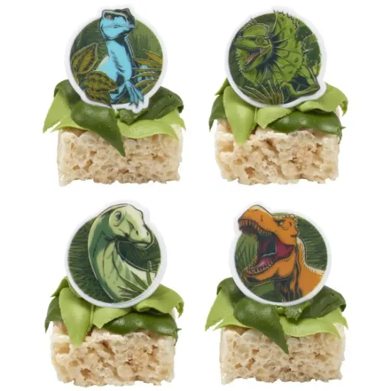 Jurassic World Cupcake Rings 12ct {2}