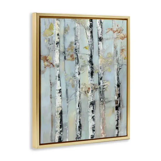 Stupell Industries Autumn Birch Trees Floating Frame By Sally Swatland {3}