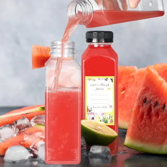 24Pcs12oz Empty Juice Bottles with Caps {4}