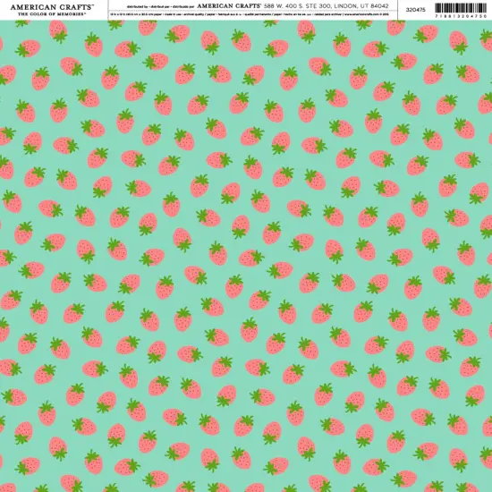 American Crafts Brands Food Cardstock 12"X12" {2}