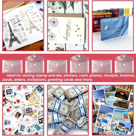 Reusable Small Plastic Envelopes - 40 PACKS {3}