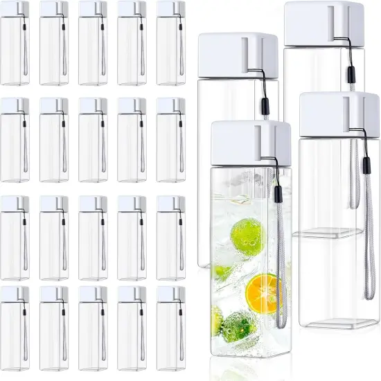 24Pcs Water Bottles Bulk 17 Oz - White {1}