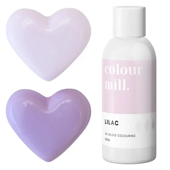 100ml Lilac Oil Based Food Colour Colour Mill Soft Purple Edible Dye for Baking & Decorating {2}