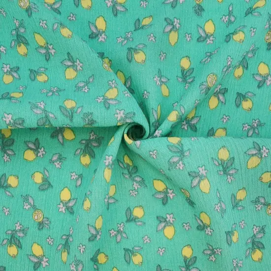 1 Yard Spring Bud Rayon Crinkle Fabric &ndash; 50/52&rdquo; Wide Lightweight Material {1}