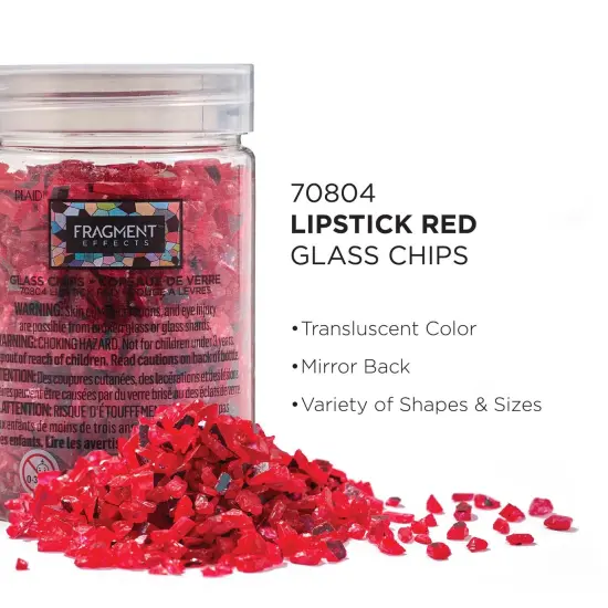 Plaid Fragment Effects Glass Chips 6oz {4}