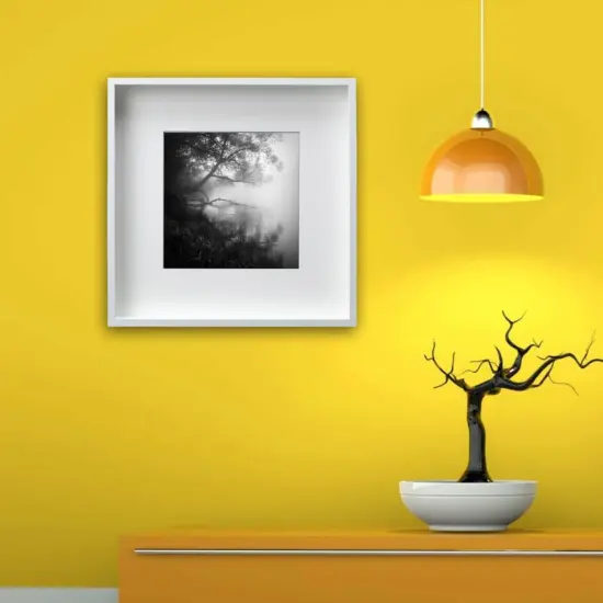 White Frame with Mount, 19&frac34;x19&frac34;" &ndash; Deep Gallery Frame, Easy No-Nail Hanging! {3}