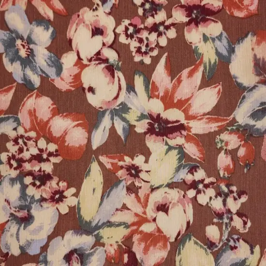 1 Yard Clay Mauve Rayon Crepon Crinkle Fabric Apparel Lightweight Drapey 50/52 Inch Width {2}