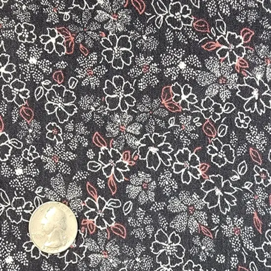 1 Yard Polar Night Rayon Crinkle Fabric Textured Woven Material for Dresses Skirts and Blouses 50/52 Inch Width {3}