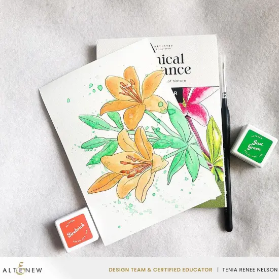 Botanical Elegance: Capture the Colors of Nature Watercolor Coloring Book {3}