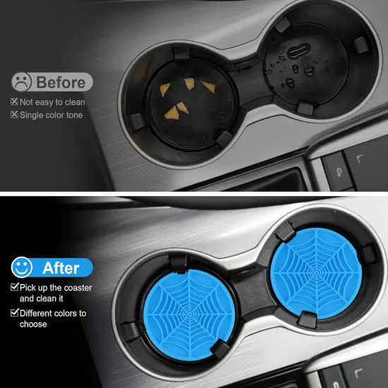 Halloween Non-Slip Silicone Insert Coasters {4}