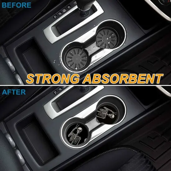 2 Pack Absorbent Ceramic Stone Drinks Coaster Set {5}