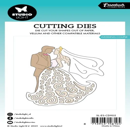 Studio Light Essential Cutting Die-Nr. 955 Wedding Couple {3}
