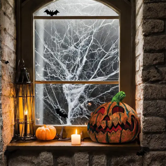 Happy Pumpkin Adult Costume Latex Mask {6}