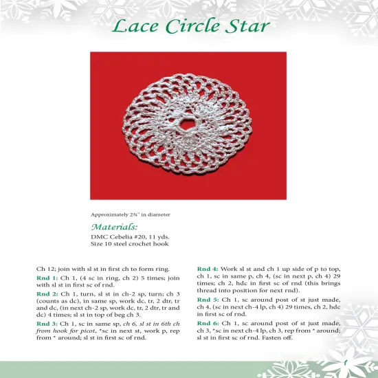 Christmas Ornaments To Crochet {4}