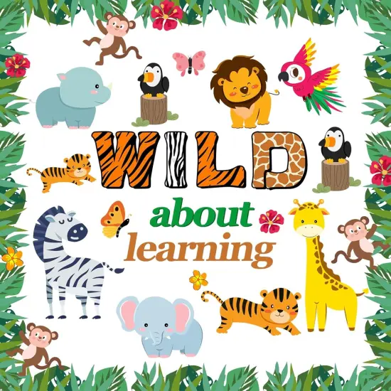 Jungle Animals Bulletin Board Decoration Set {1}