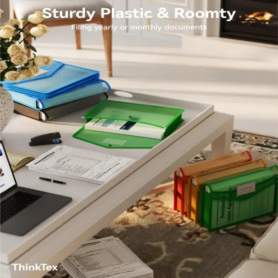 Plastic Expanding File Folder Envelope {5}