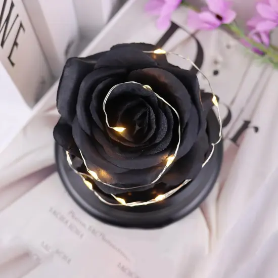 Black Rose Flowers Gifts - (Black) {2}