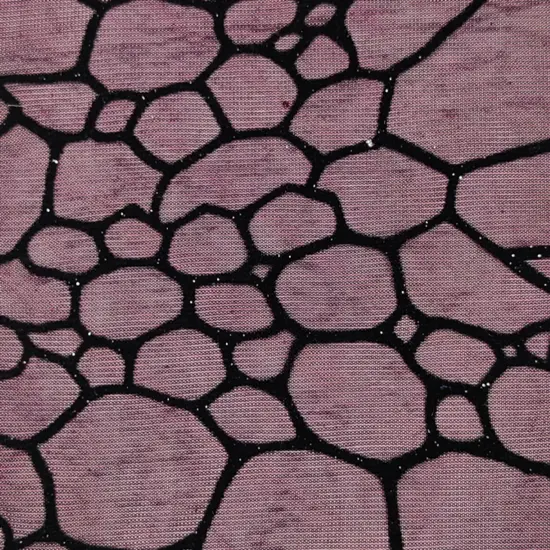 1 Yard 2 Tone Red/Black Metallic Swing Knit 58/60" Wide, Lightweight Polyester & Nylon Fabric {1}