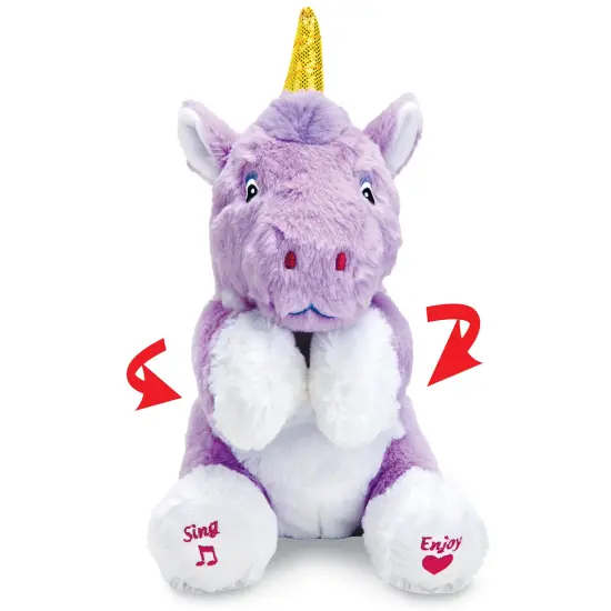Collections Etc Clapping and Singing Musical Plush Unicorn {4}