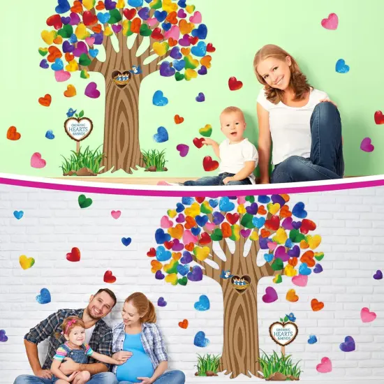 Classroom Tree Bulletin Board Decorations Set - Hearts {5}