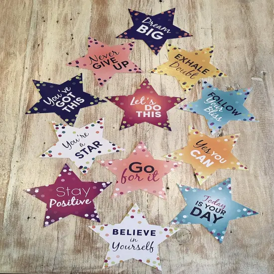 Laminated Motivational Positive Sayings for Classroom {3}