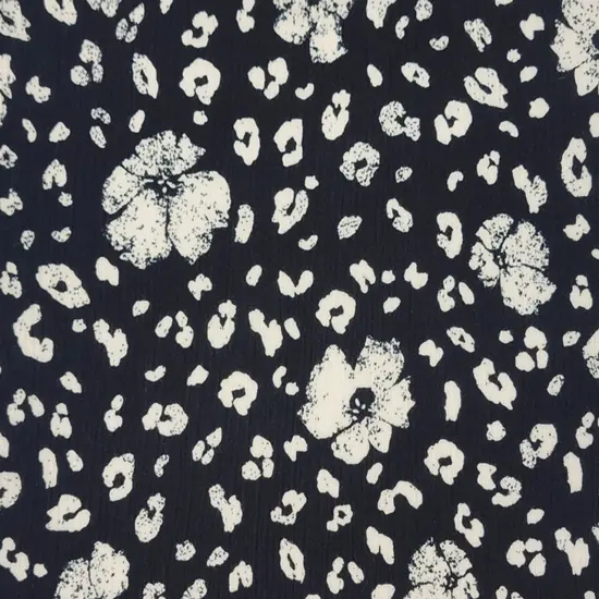 1 Yard Rayon Crinkle Polar Night Woven Fabric Lightweight 50/52&rdquo; Wide 100% Rayon {2}