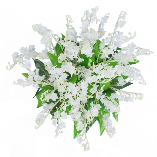 Collections Etc Lily of the Valley Bushes - Set of 3 {4}