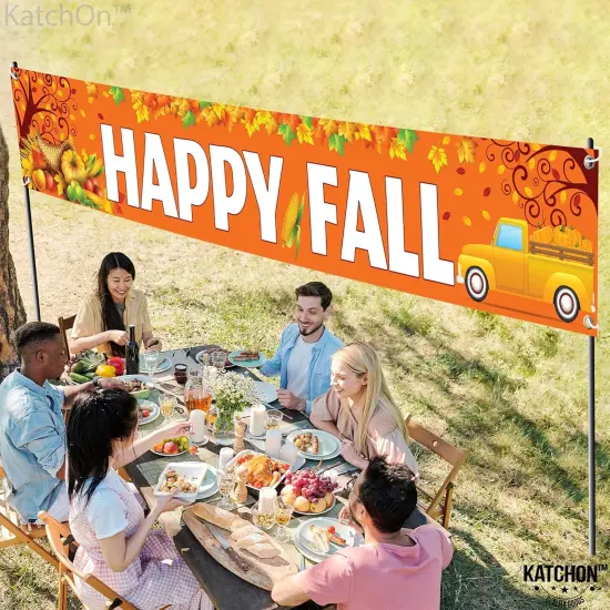 Happy Fall Yard Banner {5}