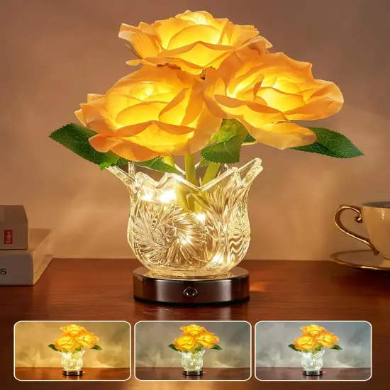 Rose Flower Lamp, Dimmable {1}