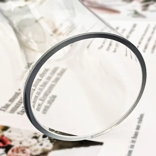 Flower Vase for Decor 10" Clear Glass Vase for Centerpieces Large Vases for Flowers Dried Flower Home Decor Living Room Kitchen Office Wedding(Clear) {5}