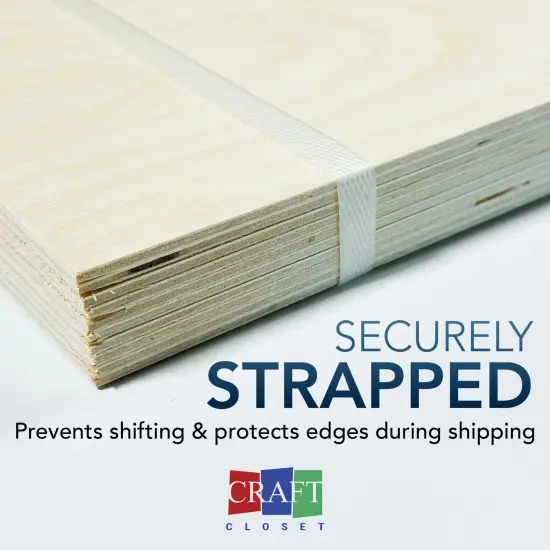 3mm or 6mmGrade B/BB Baltic Birch Plywood Finished or Unfinished | 12x12, 12x19 16x24 | Boxes of 10, 20, 50 and 100 | Laser Engraving, CNC, Scroll Saw {9}