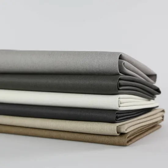 Richloom VANE - Faux Leather Snow {4}