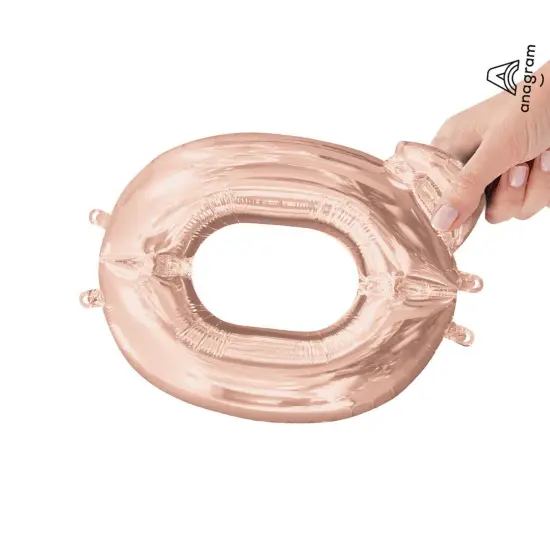 Anagram&reg; 16 Inch Letter Q Rose Gold Air Fill Only {2}