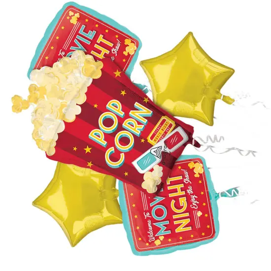 Anagram&reg; Movie Night Balloon Bouquet {5}