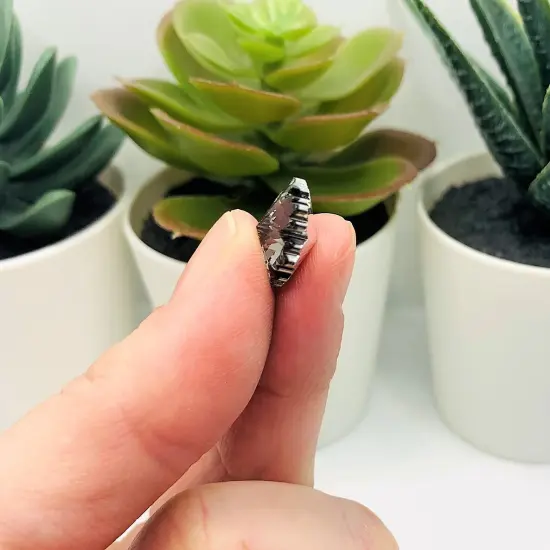 Gray Glass Faceted Snowflake Christmas Charms, 14x12mm {4}