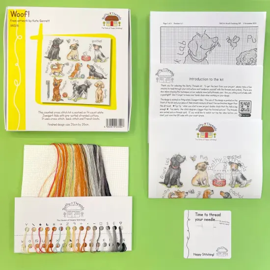Woof! XKG16 Counted Cross Stitch Kit {3}