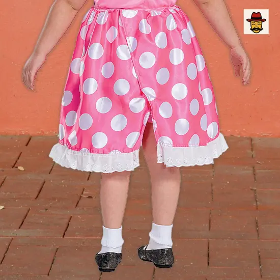Kids Pink Minnie Mouse Adaptive Costume with Headband for Girls {4}