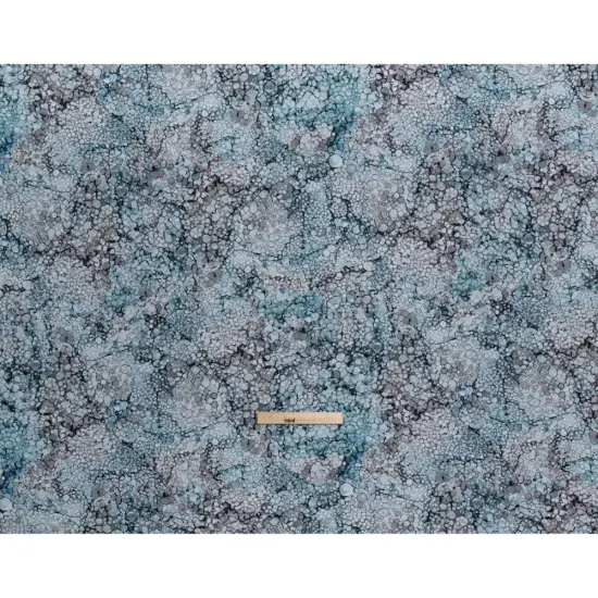1 Yard Moody Blues Bubbles Printed Quilting Cotton Fabric by Northcott Bliss Collection 43 Inches Width {4}