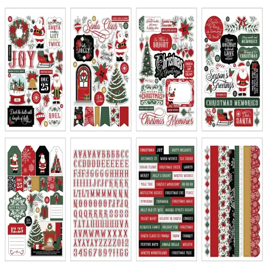 Echo Park Sticker Book-Santa Claus {3}