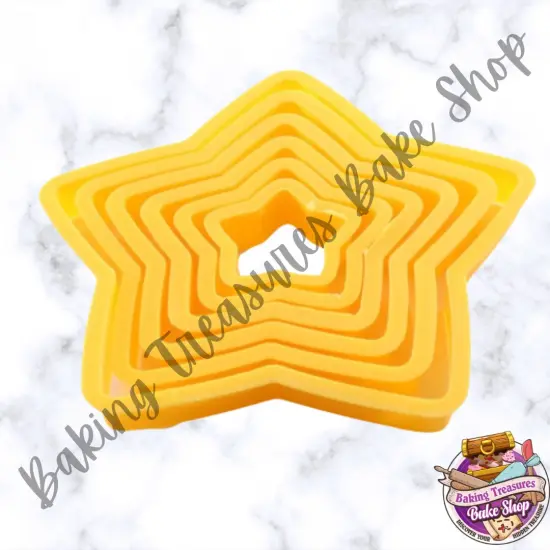 Star 6 pcs Shaped Cookie Cutters {5}