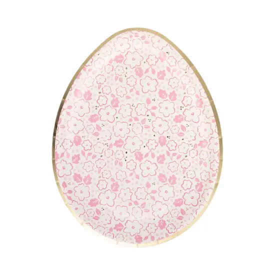 DITSY FLORAL EGG PAPER PLATES {1}