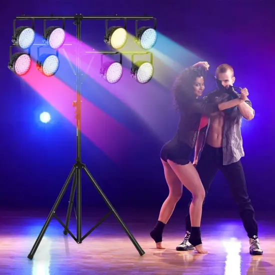 Costway Pro Audio Tripod Lighting Stand with 6.1-11.5 FT Adjustable Height 100 LBS Capacity {4}