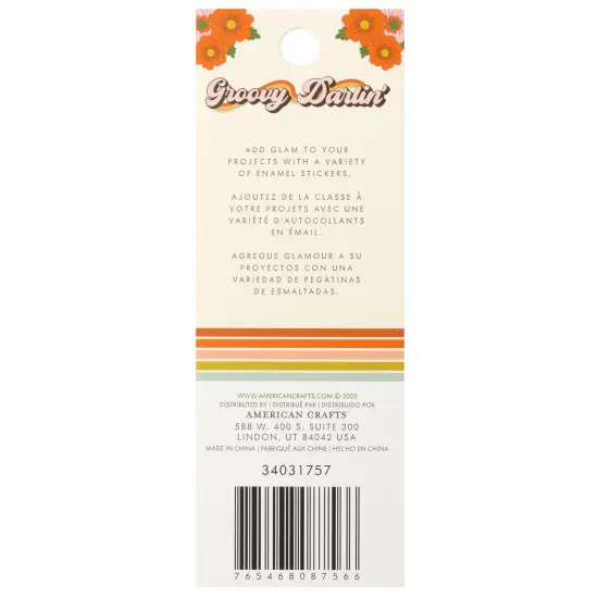 Jen Hadfield Groovy Darlin' Enamel Dots-50/Pkg {3}