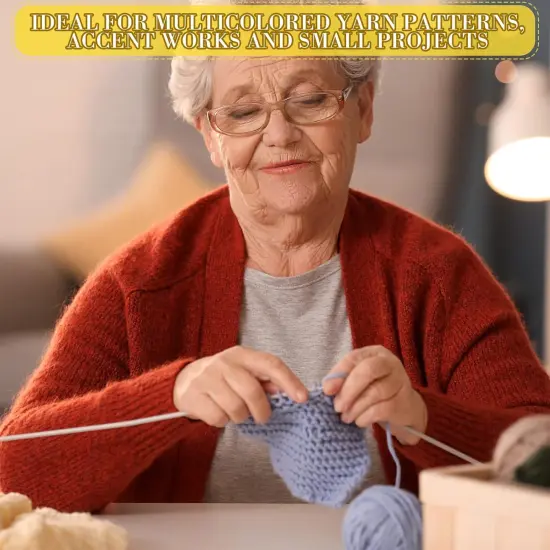 66 Rolls Assorted Colors Crochet Yarn {5}