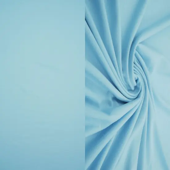 1 Yard DTY Brushed Solid Fabric Soft Stretch Smooth Texture 58/60" Wide Aqua {4}