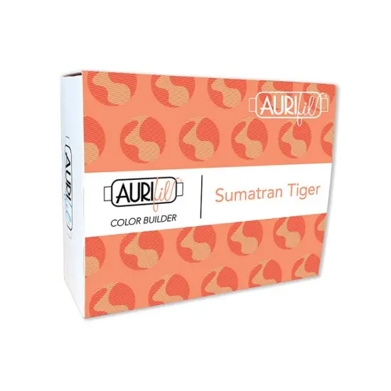 Aurifil Sumatran Tiger Color Builder Thread Set by Aurifil | (3 40wt Cotton Large Spools.) {2}