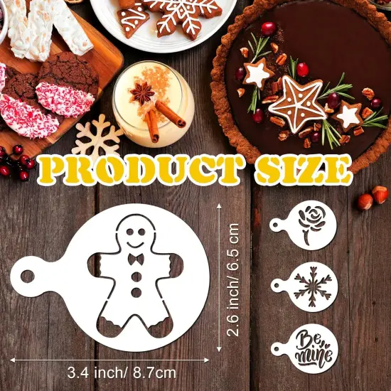 36 Pcs 4th of July Seasonal Cookie Cake Stencils Set {3}