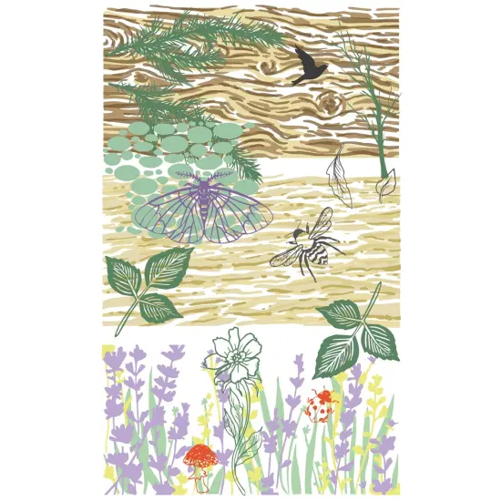 Sizzix Clear stamp Set 17/Pkg W/ Stencils 3/PKg By Vic Von S-Nature {7}