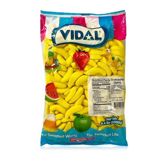 Bulk Vidal Gummi Banana 4.4Lb {1}